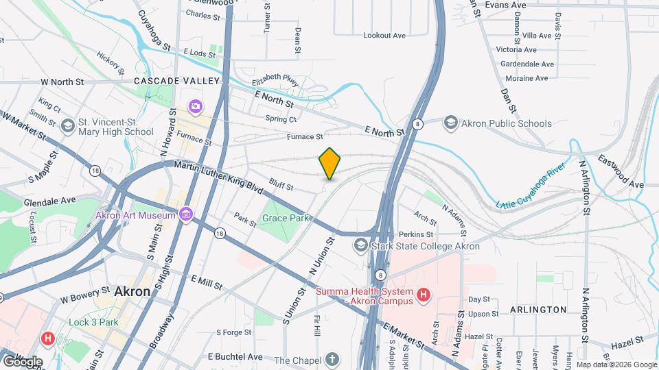 277 Bluff St, Unit Studio #1 Garden Mapa y Detalles de la Ubicación