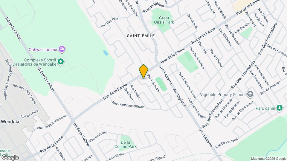 11940-11958 Des Peupliers-Blancs Rue Map and Location Details