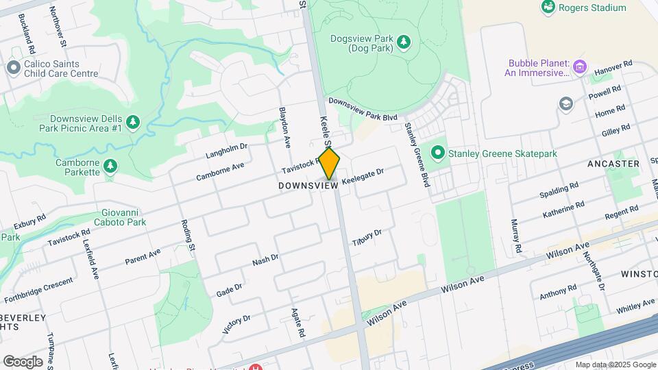 2876 Keele St Map and Location Details