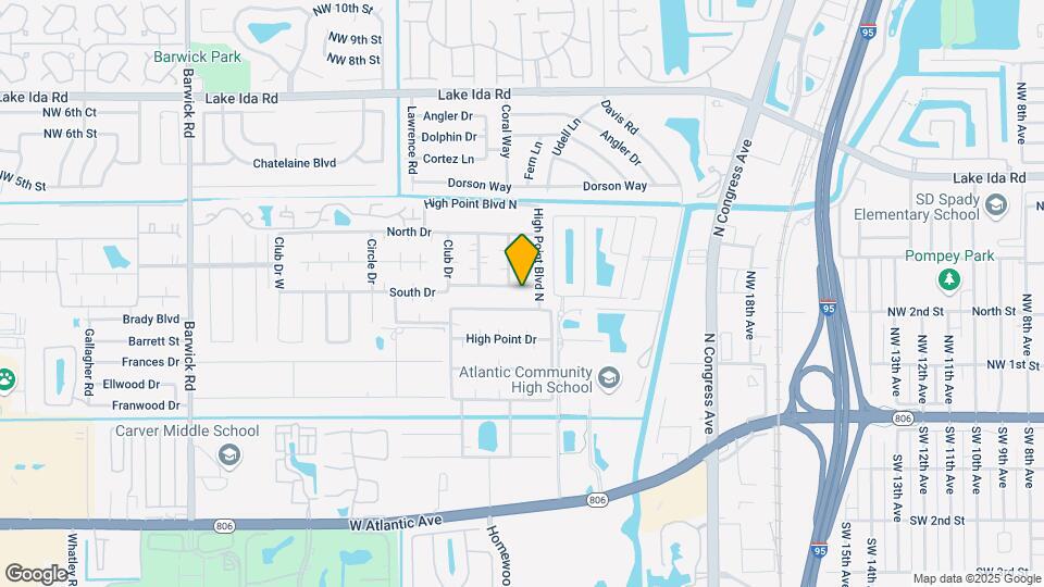 732 South Dr Mapa y Detalles de la Ubicación