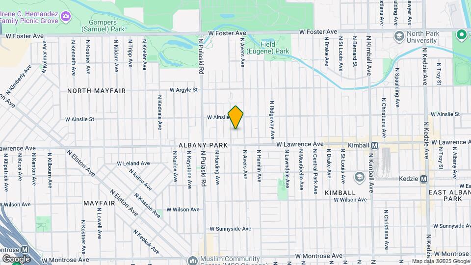 4827 N Springfield Ave, Unit 3A Mapa y Detalles de la Ubicación