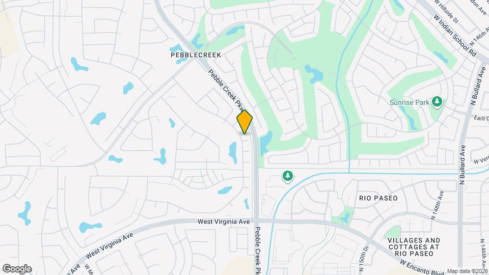 15548 W Catalina Dr Map and Location Details