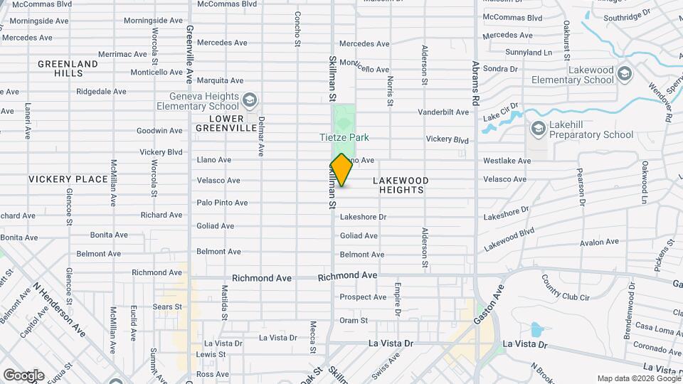 6115 Palo Pinto Ave Map and Location Details