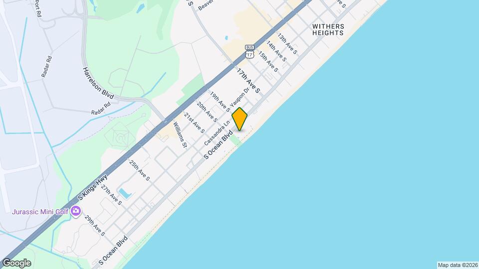 1905 S Ocean Blvd, Unit 1208 Mapa y Detalles de la Ubicación