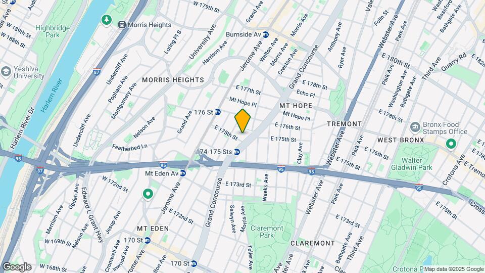 1777 Grand Concourse Mapa y Detalles de la Ubicación