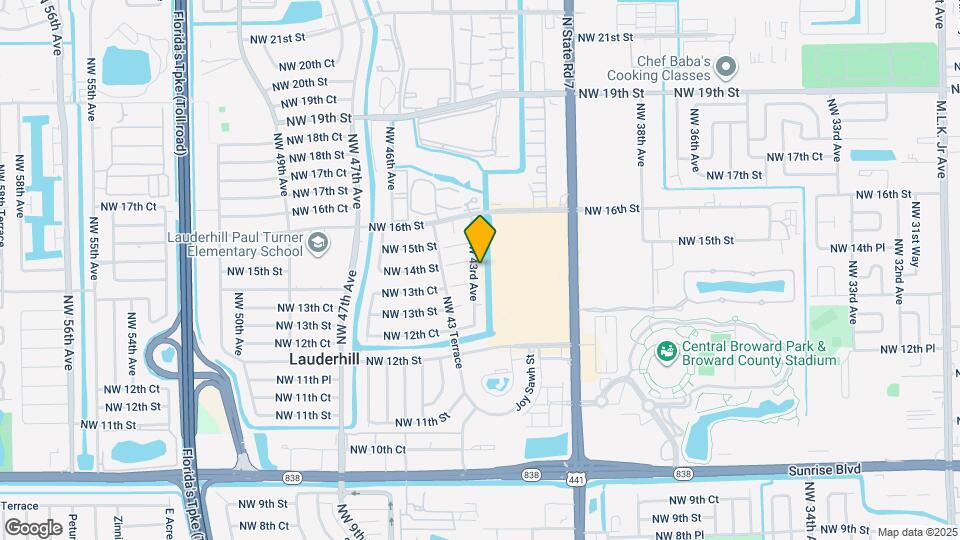 1330 NW 43rd Ave Map and Location Details