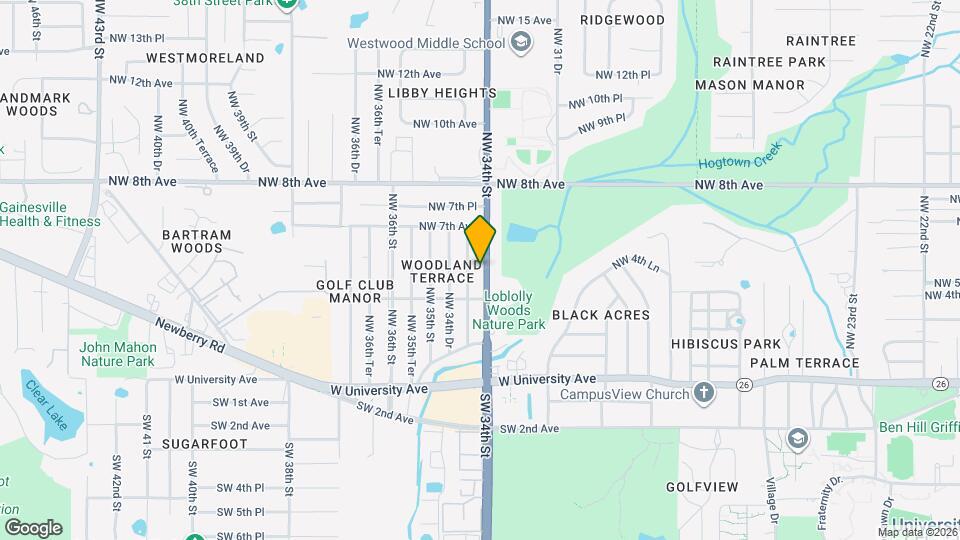 536 NW 34th St Map and Location Details