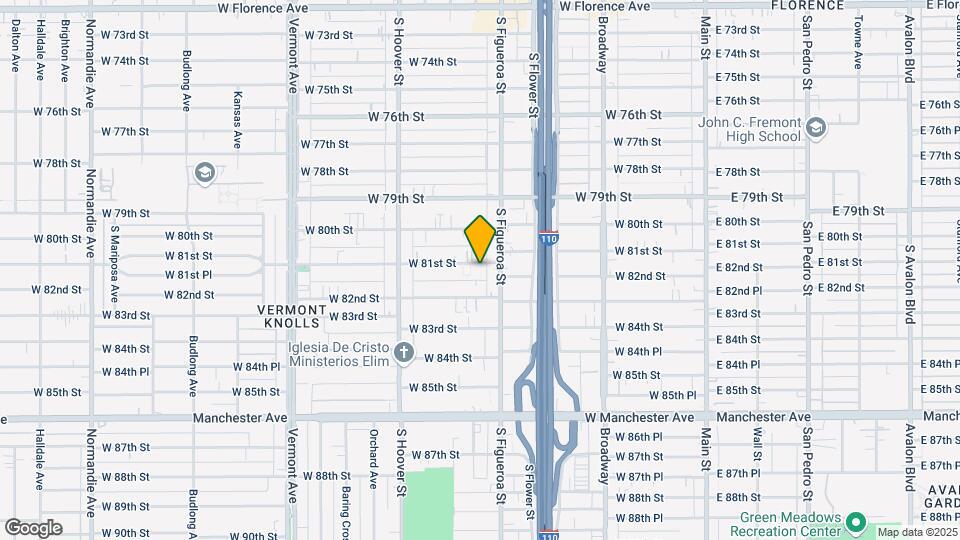 524 W 81st St Map and Location Details