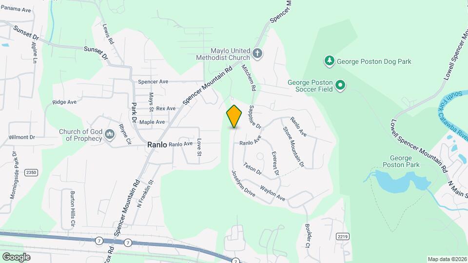 1025 Joselynn Drive, Unit #Top Mapa y Detalles de la Ubicación