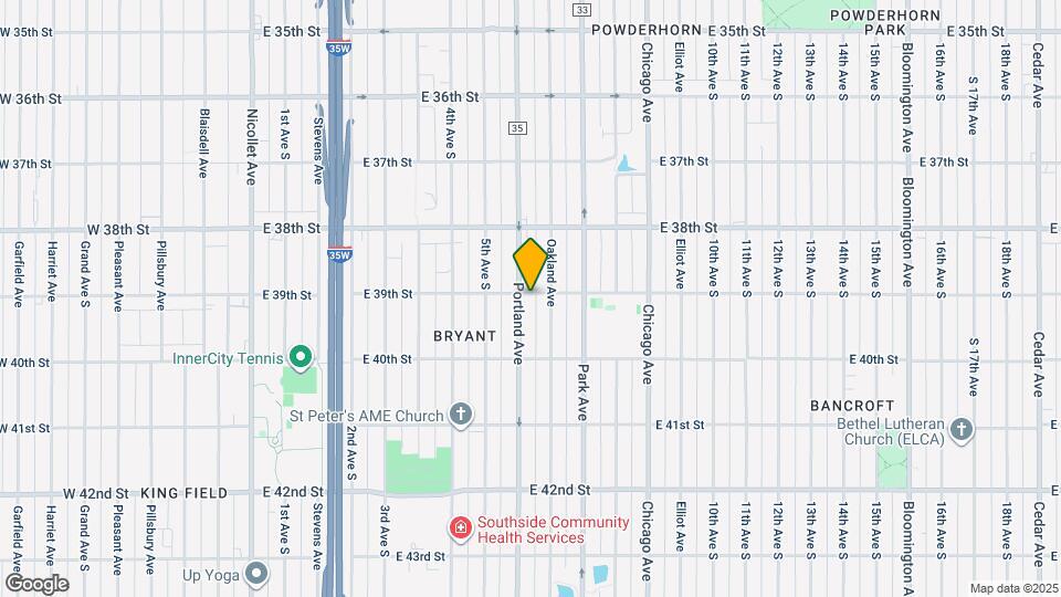 3901 Portland Ave Map and Location Details