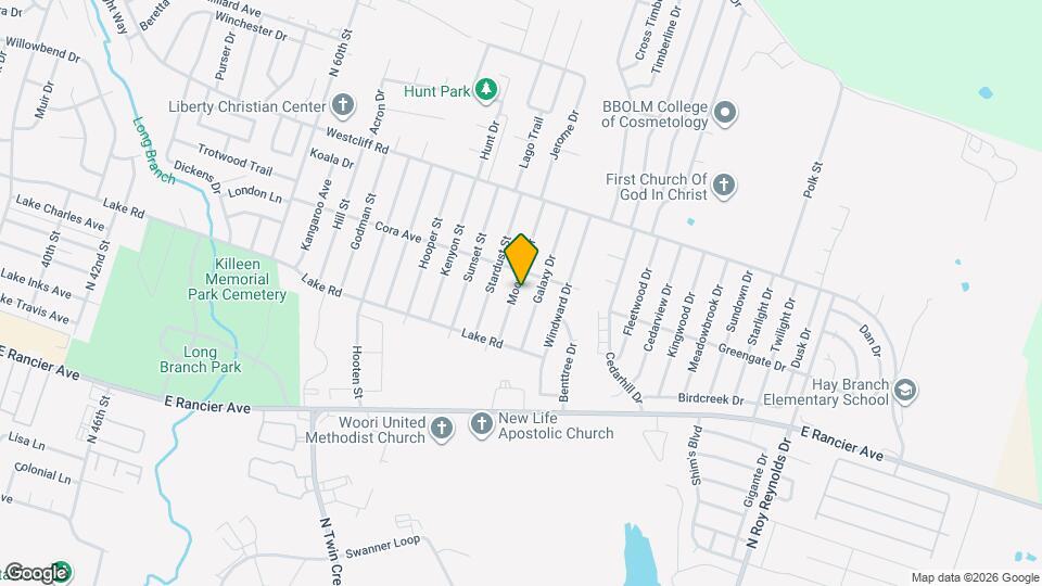 1808 Moonlight Dr Map and Location Details