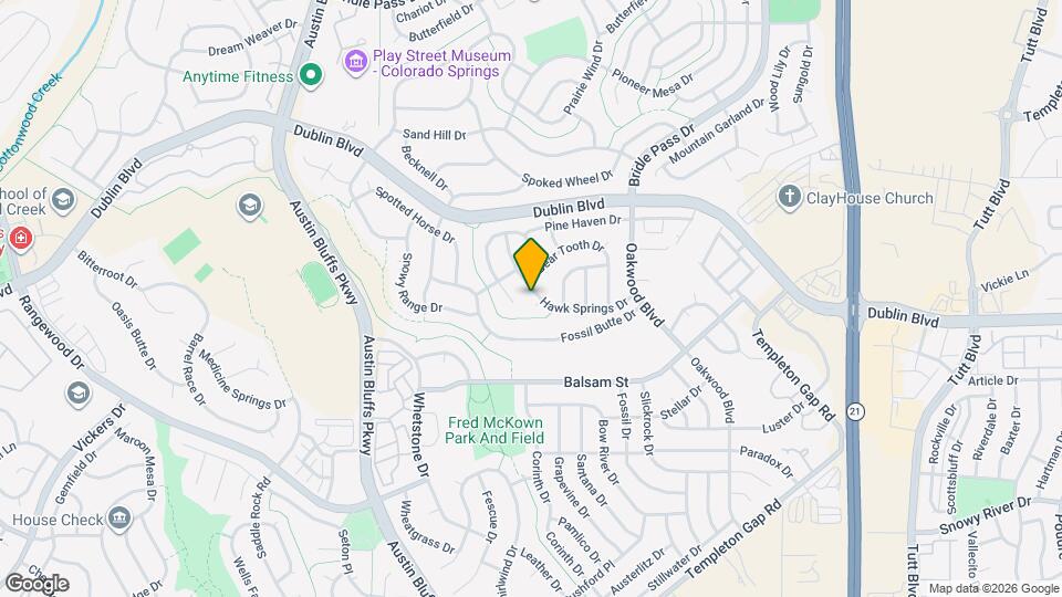 5083 Hawk Springs Dr Map and Location Details