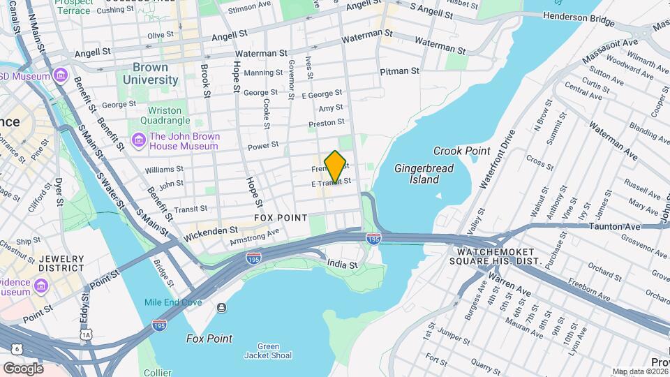 49 E Transit St Map and Location Details