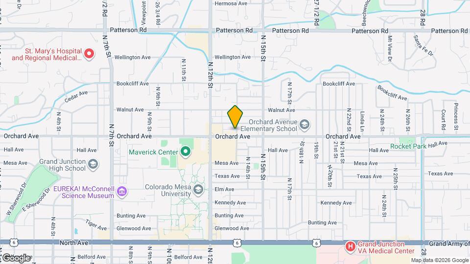 1250 Orchard Ave Mapa y Detalles de la Ubicación