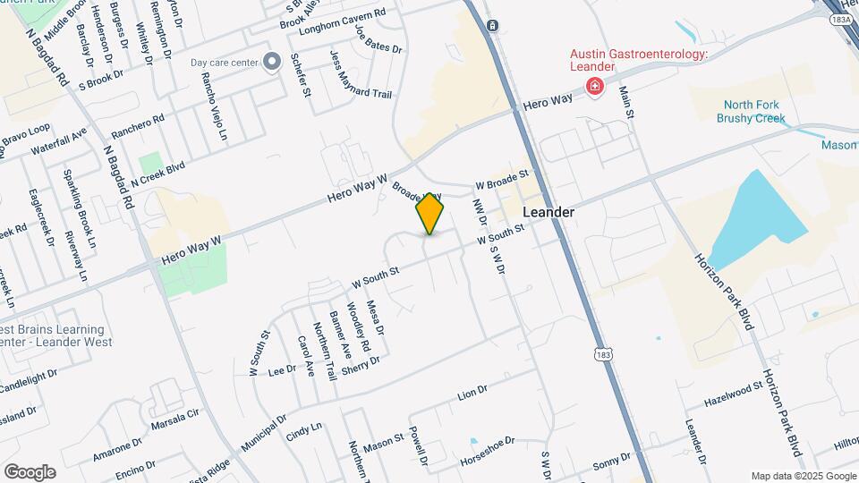 104 N Treasure Oaks Dr Map and Location Details