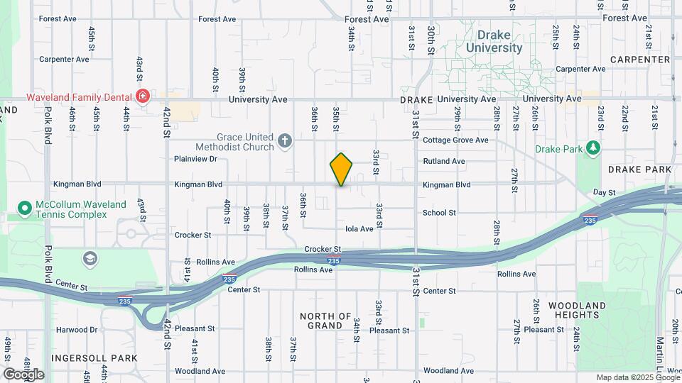 3420 Kingman Blvd Map and Location Details