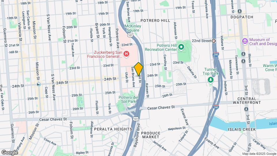 2401 24th St Map and Location Details