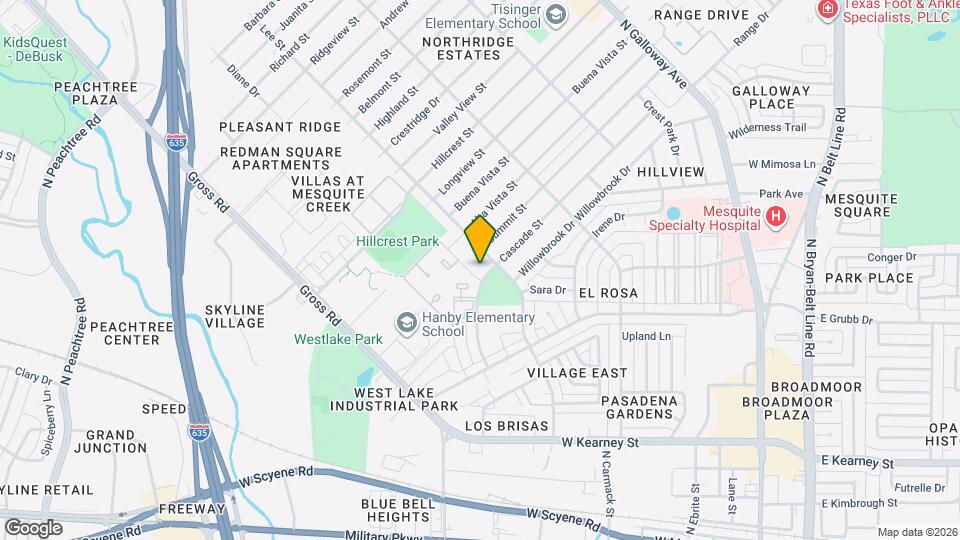 1504 Evans Dr Map and Location Details