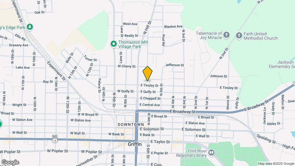 125 E Tinsley St Map and Location Details