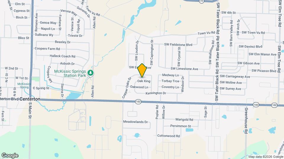 937 Oak Crossing Dr Map and Location Details