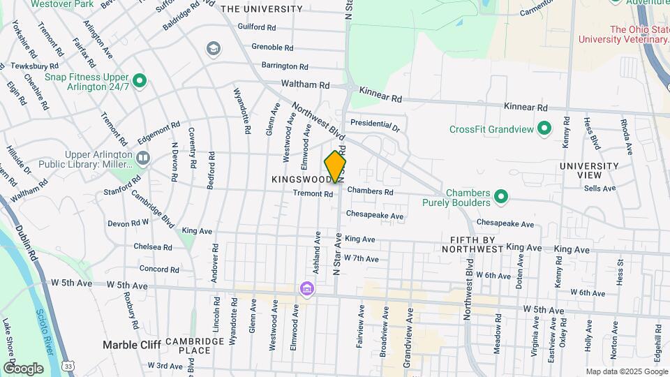1556-1562 Tremont Rd Mapa y Detalles de la Ubicación