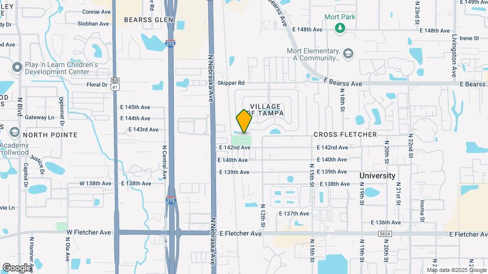 North Tampa Mobile Home Park Map and Location Details