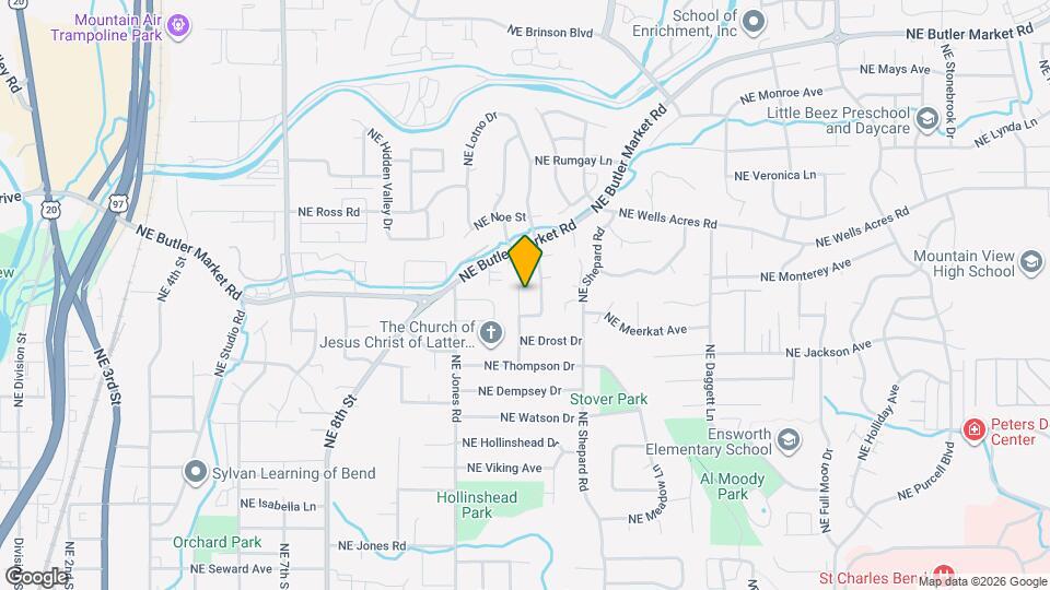 2640 NE Harvey Ln Map and Location Details
