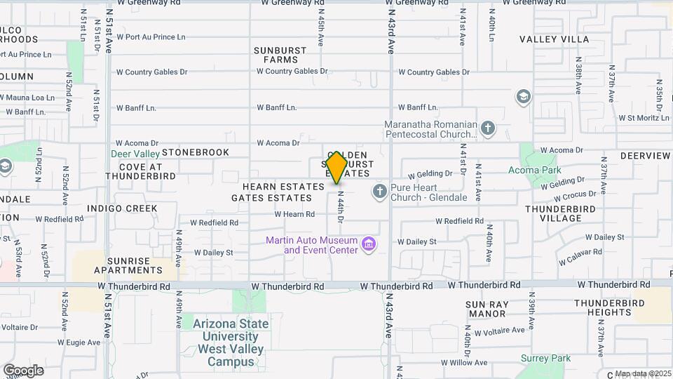 4426 W Crocus Dr Map and Location Details