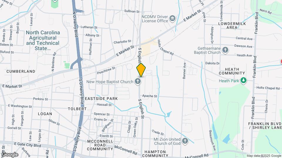 235 S English St Map and Location Details