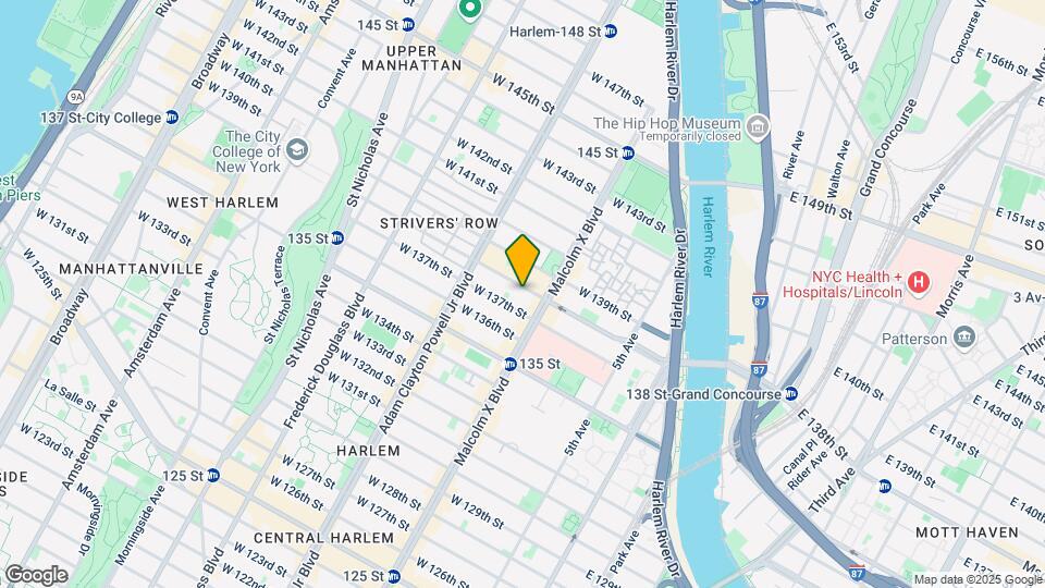 102 W 138th St Map and Location Details