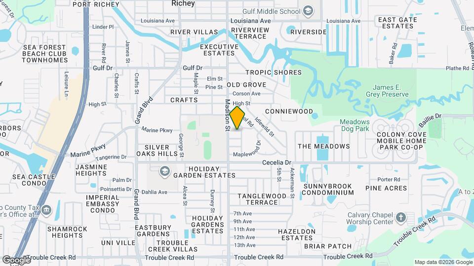 6024 Boxwood Dr Mapa y Detalles de la Ubicación