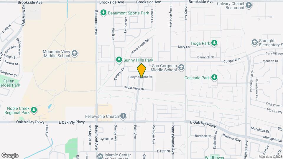 1515 Sequoia Dr Map and Location Details