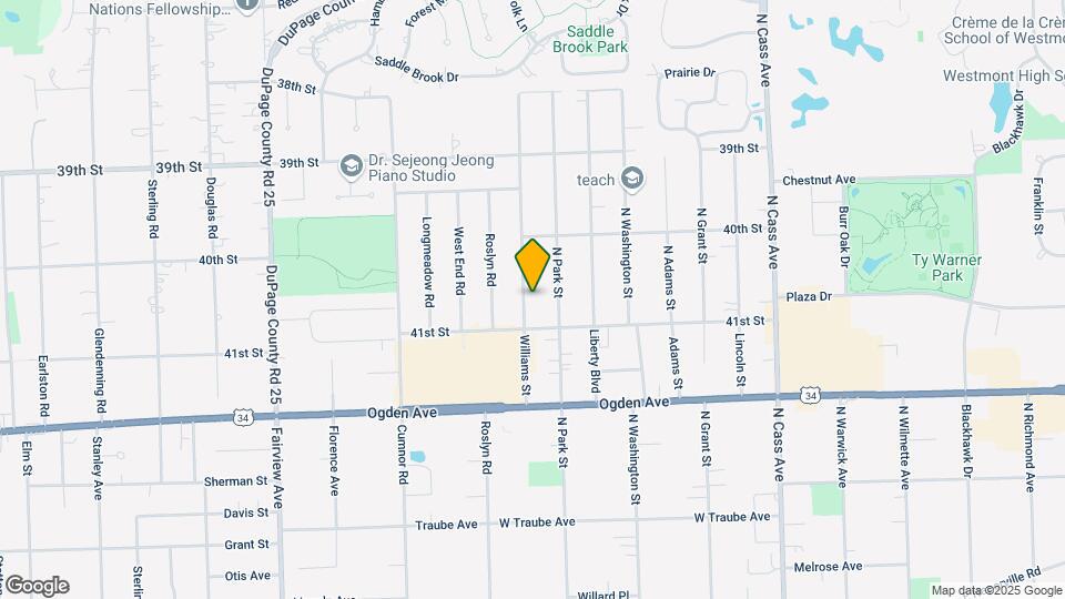 4025 Williams St Map and Location Details