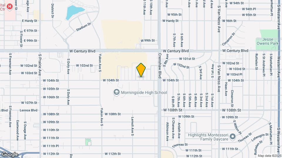 3301 W 104th St Mapa y Detalles de la Ubicación