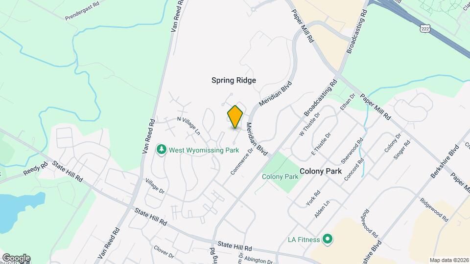 527 Oak Hill Ln Map and Location Details