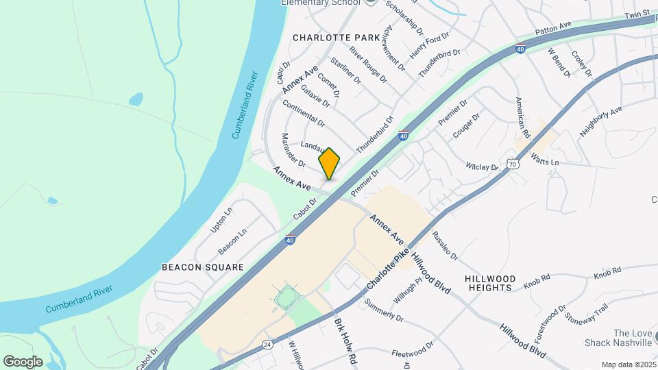 6539 Thunderbird Dr Map and Location Details