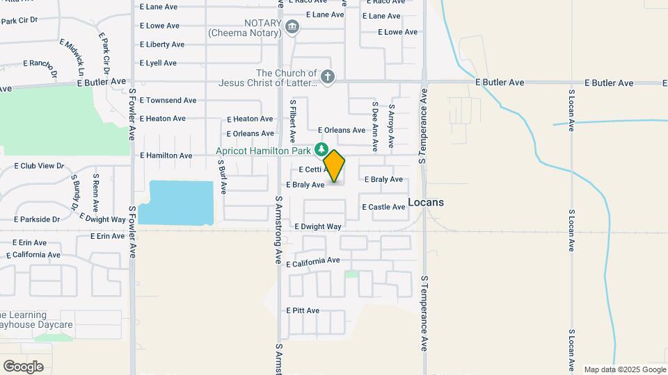 6653 E Braly Ave Map and Location Details