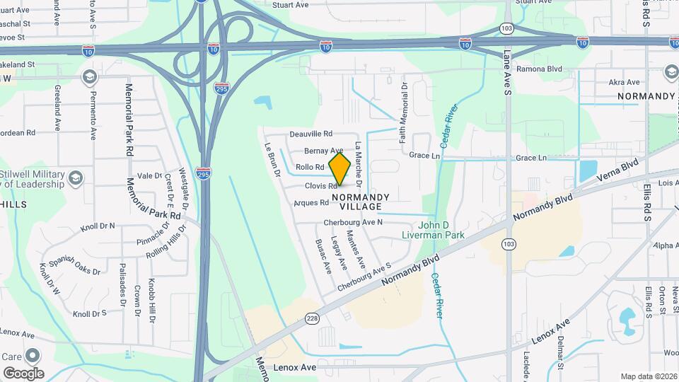 6936 Clovis Rd Map and Location Details