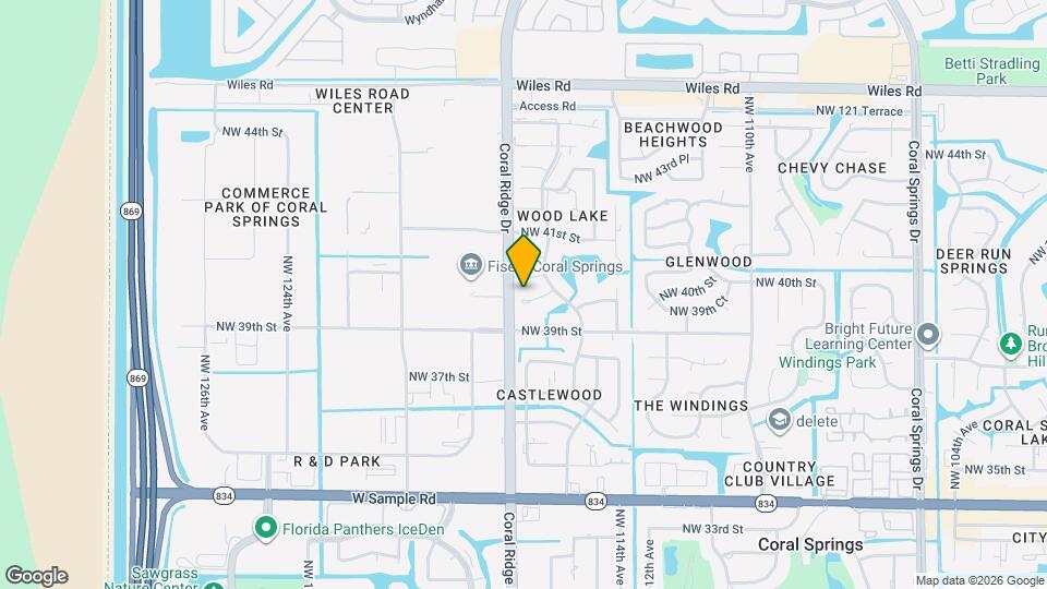 11573 NW 39th Pl Map and Location Details