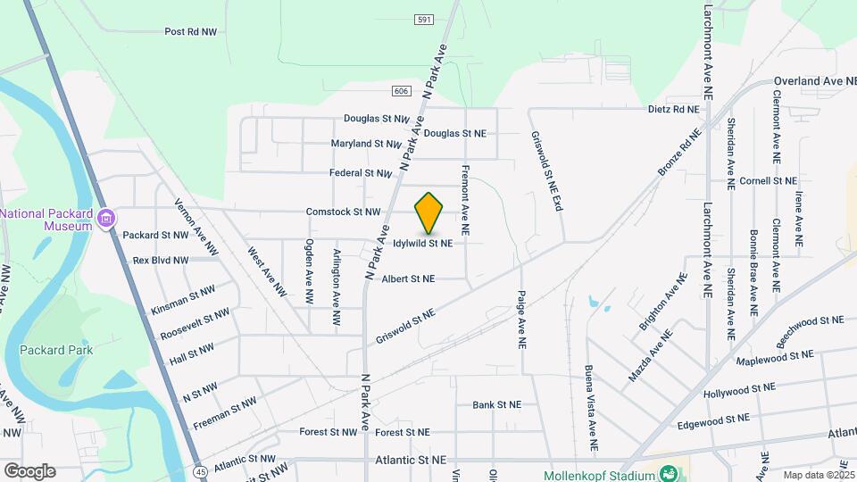 227 Idylwild St NE Map and Location Details