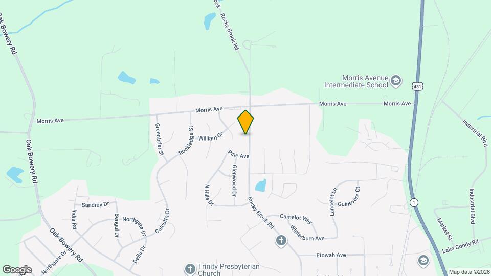 2208 Rocky Brook Rd Map and Location Details
