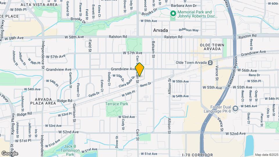 5505 Brentwood St Map and Location Details