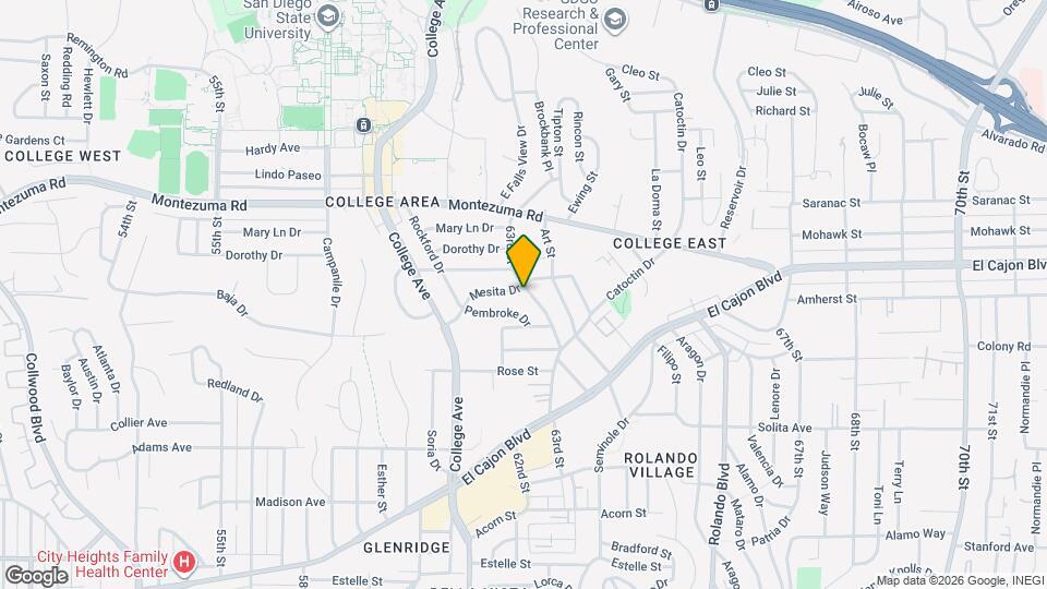 4954 63rd St Map and Location Details