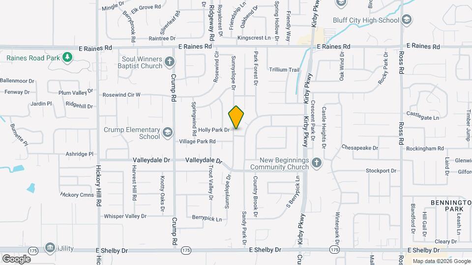 4386 Sunnyslope Dr Map and Location Details