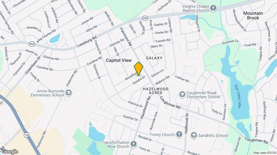 1727 Sandra Dr Map and Location Details