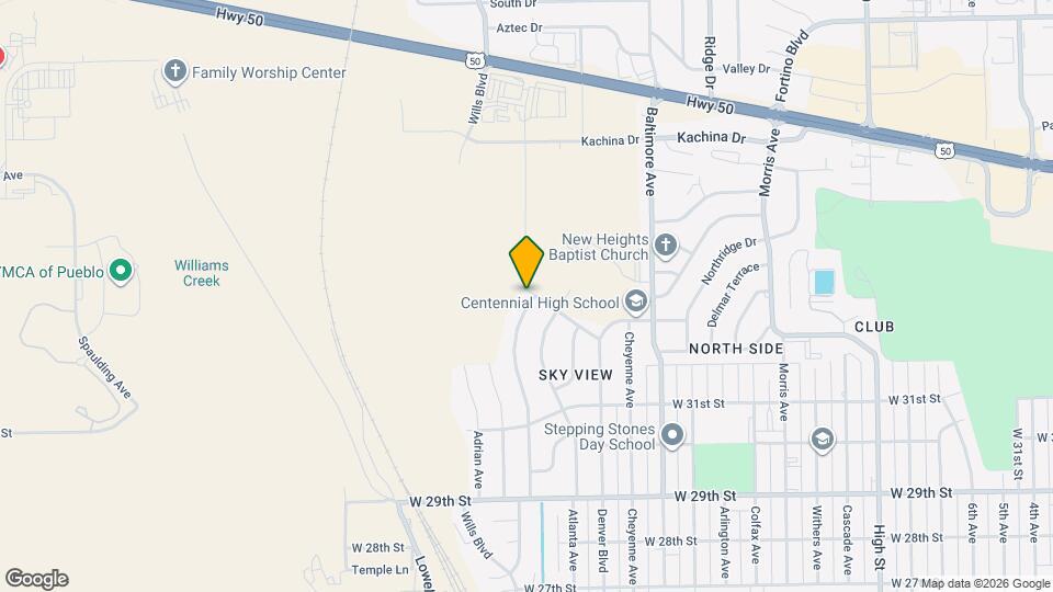 3147 Skyview Ave Map and Location Details