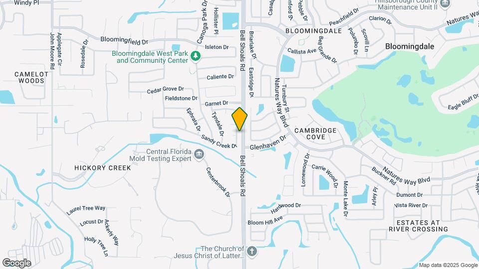 721 Sandy Creek Dr Map and Location Details