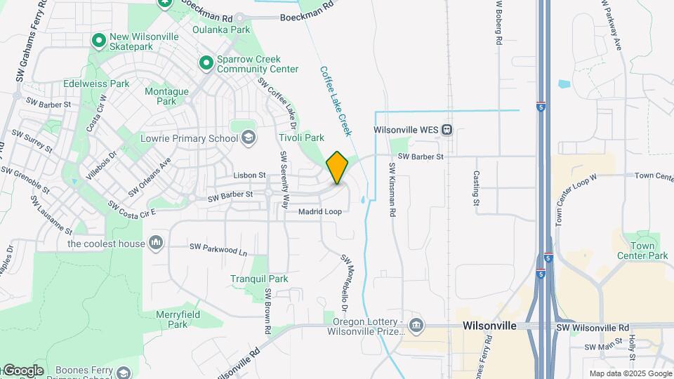 10172 SW Barber St Map and Location Details