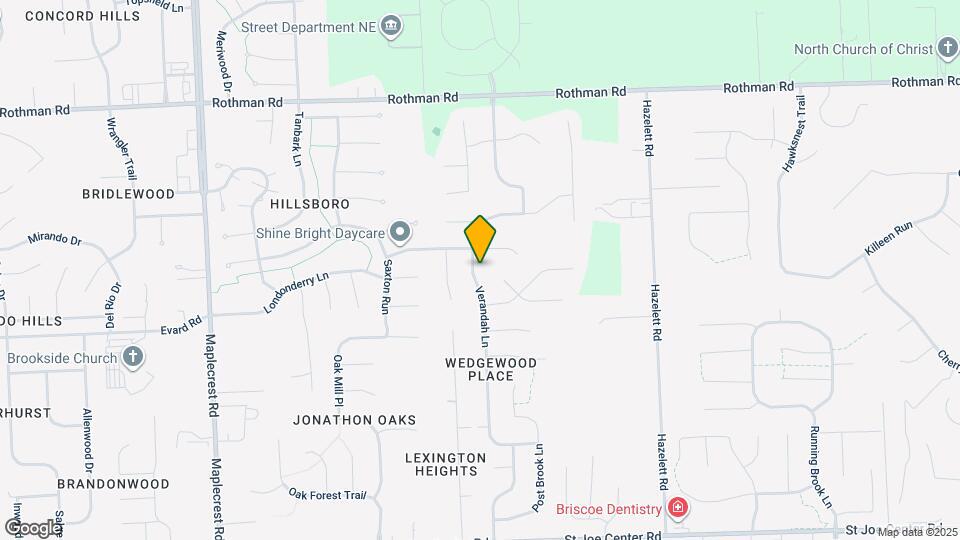 6808 Verandah Ln Map and Location Details