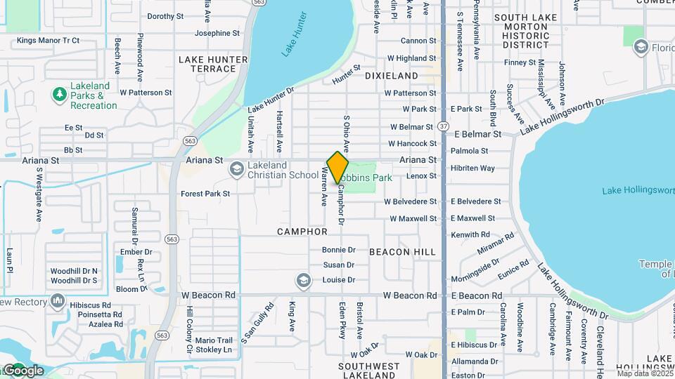 1515 Camphor Dr, Unit 1 Mapa y Detalles de la Ubicación